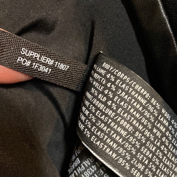 Ralph Lauren leather trimmed jacket - Picture 7 of 7